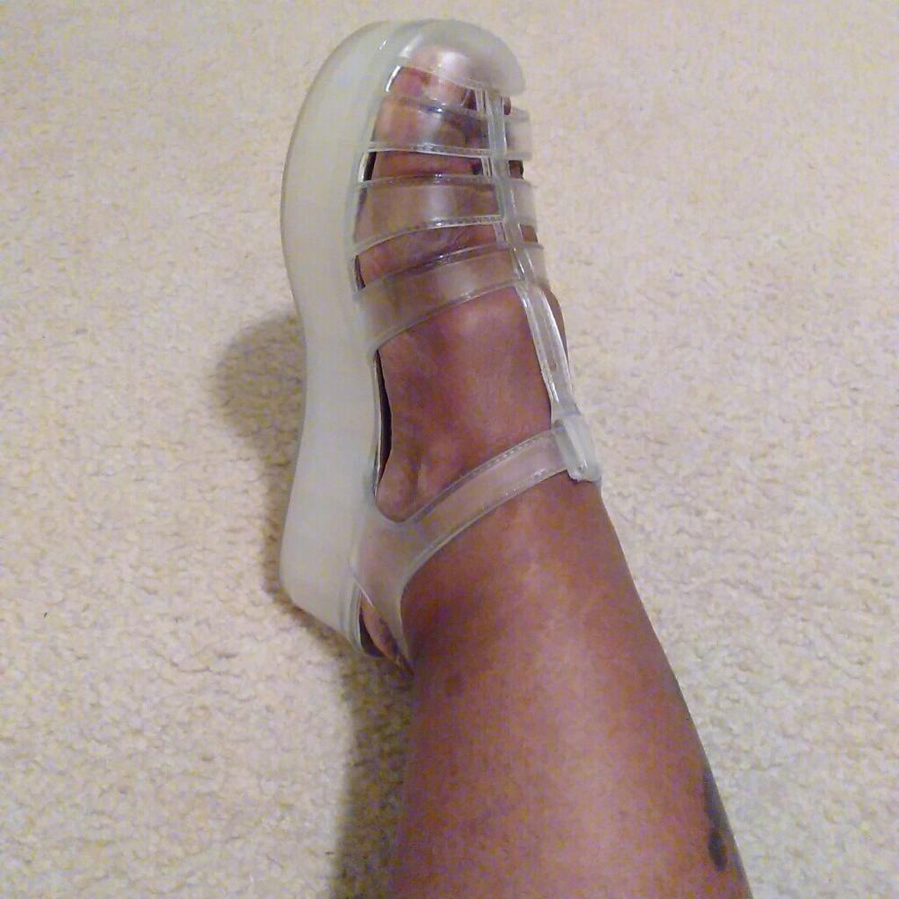 Platform Jelly Sandal